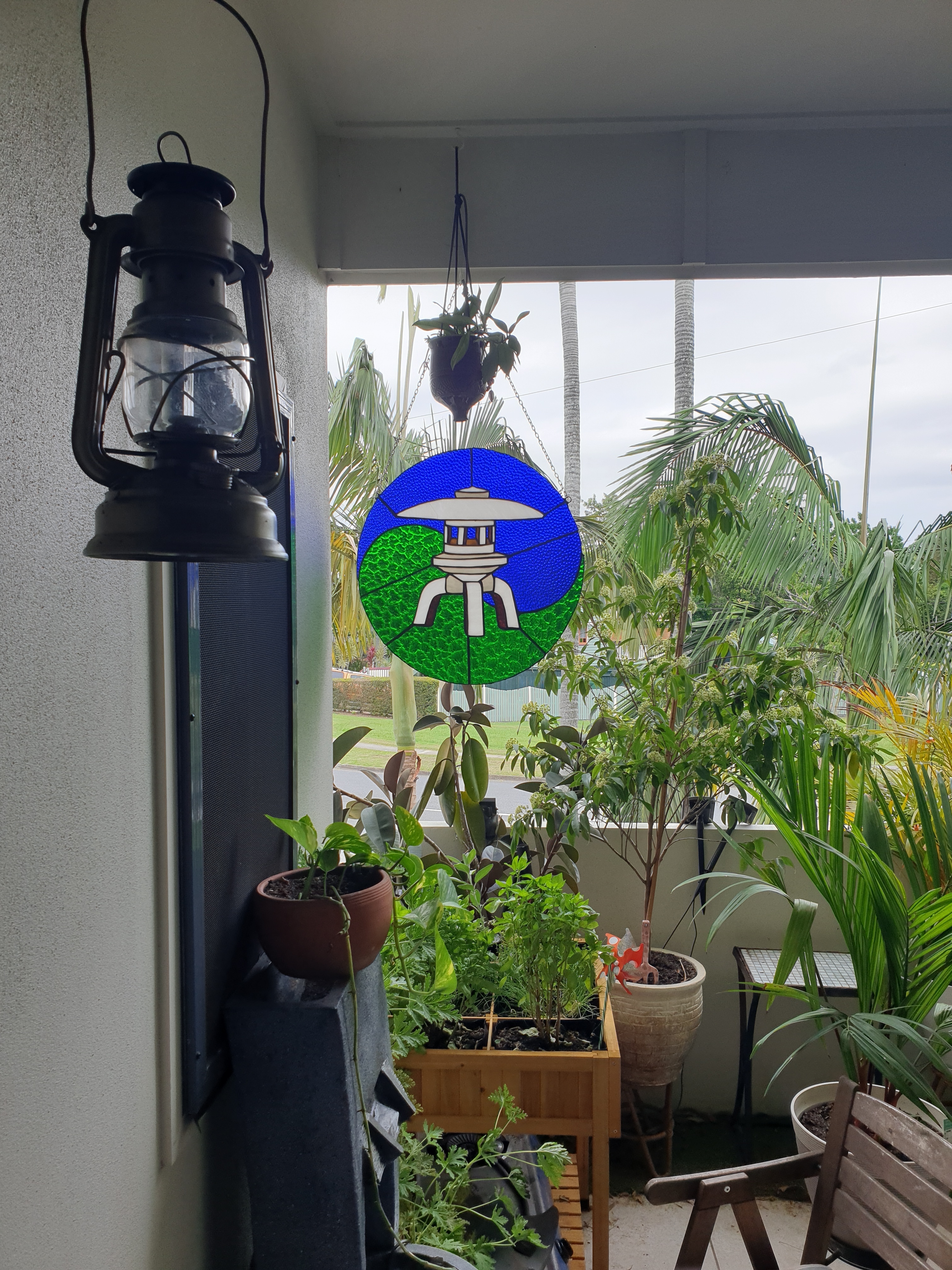 Lantern stained glass